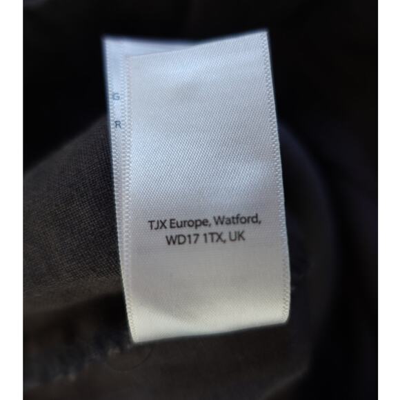 Tahari Vintage 90s Pants Womens 4 Gray Linen Minimal Dark Academia Lagenlook - Picture 9 of 9